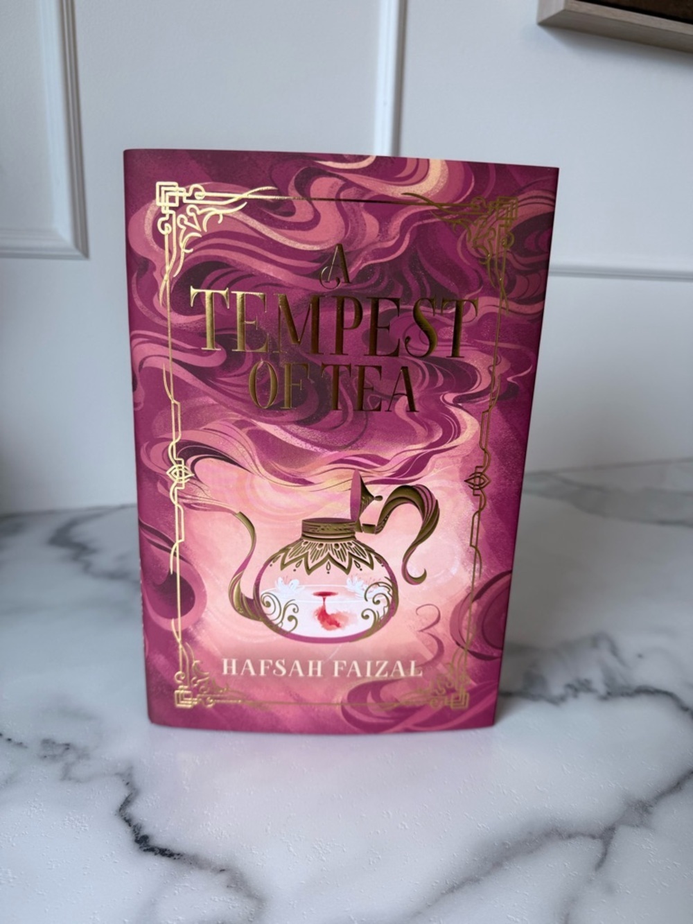 Fairyloot A Tempest of Tea by Hafsah Faizal Special Edition Book